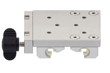 drylin® W carriage for curved rail WWB, square, curved bending, manual clamp