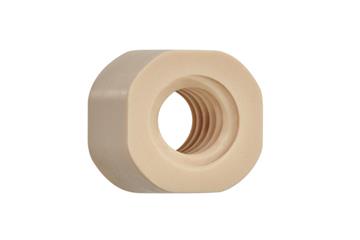dryspin® injection moulded lead screw nuts, cylindrical, thread: injection moulding, JSRM