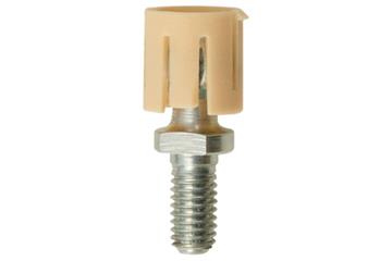 Clip bearing with galvanised steel ball studs, igubal®