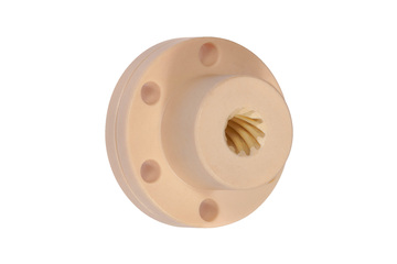 dryspin® flange lead screw nut, high helix thread, JFRM