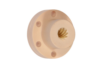 dryspin® flange lead screw nut, high helix thread, JFLM