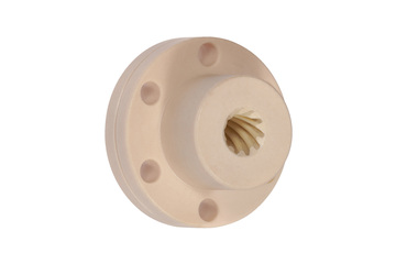 dryspin® flange lead screw nut, high helix thread, J350FRM