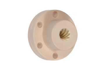 dryspin® flange lead screw nut, high helix thread, J350FLM