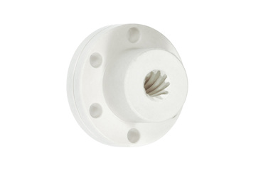 dryspin® flange lead screw nut, high helix thread, A180FLM