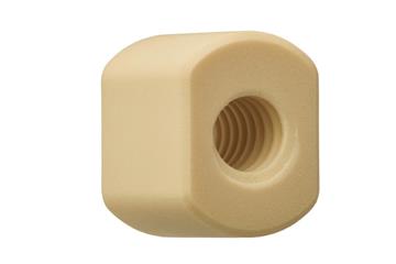dryspin® trapezoidal lead screw nut with spanner flats, J350SLM