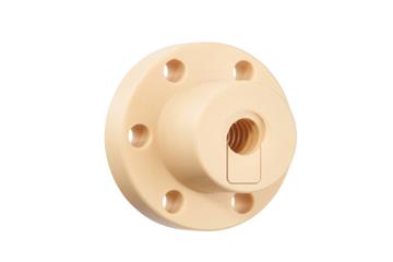 drylin® trapezoidal lead screw nut with flange, anti backlash, JFRM