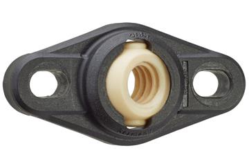 SG spherical trapezoidal lead screw nut with flange housing, EFOM