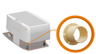 Bạc lót trong xe tự hành AGV