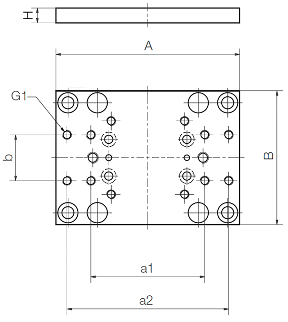 Adapter kit for gantry structure drawing