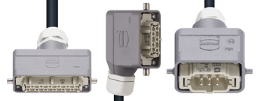 Bộ đầu nối HARTING với chân cắm HAN B, HAN 6B, HAN 10B, HAN 16B, HAN 24B