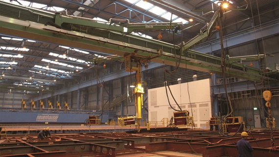 Shipyard hall