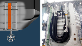 Xích dẫn cáp e-chains với chân vịt có thể tự thu lại
