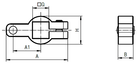 Drawing initiating trigger incl. cylindrical pin for triggering