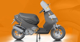 nhựa chuyển động trong xe tay ga
