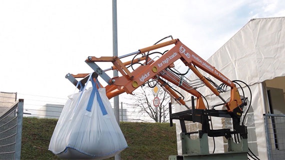 Front loader test rig
