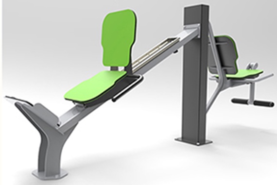 Leg press (Đạp đùi) với dẫn hướng tuyến tính drylin