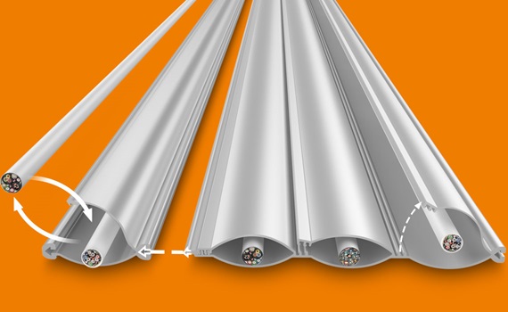 Hệ thống dẫn hướng cáp e-skin® flat