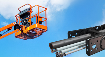 Các thiết bị phụ tùng cho xe nâng người trục rút và ống dài dẫn cáp