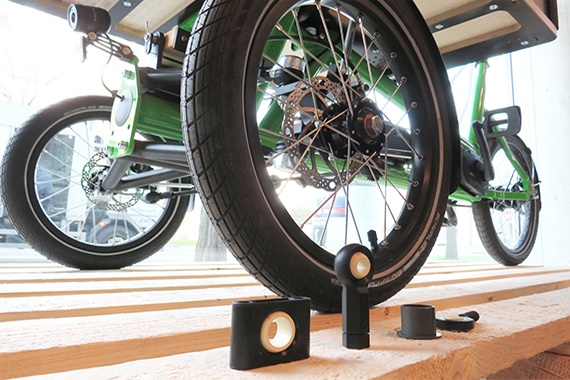 Xe đạp chở hàng chike với các ổ trượt trơn iglidur và các trục gắn ổ lăn igubal