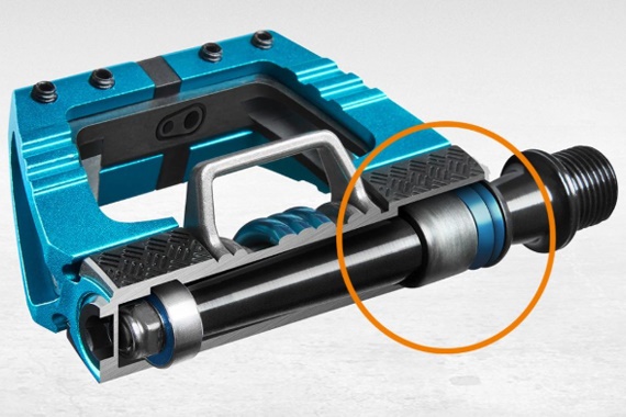 Các bàn đạp xe đạp Crankbrothers với các ổ trượt trơn iglidur