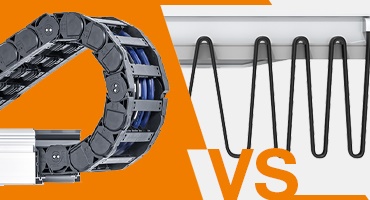 Hệ thống xích dẫn cáp thay vì festoon