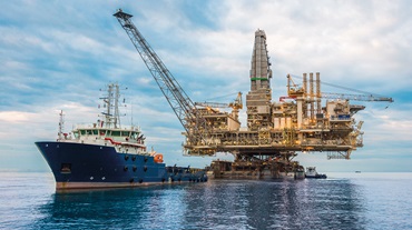 Maritime industry: vessel and oil rig