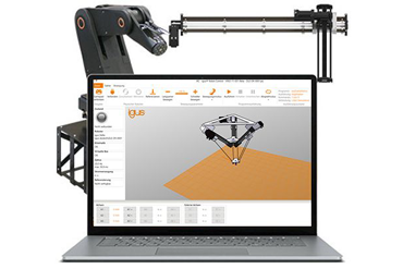 Hệ thống điều khiển robot với phần mềm và phần cứng từ igus®