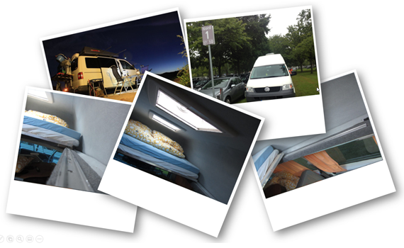 Chuyển đổi mái của VW T5 với thanh ray drylin N