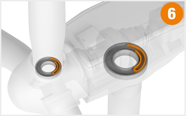 Hệ thống nguồn cấp quay RBR trong cánh rotor và trong hệ thống điều chỉnh phương vị